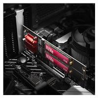 AXAGON PCEM2-ND, PCIe x8 řadič - 2x M.2 NVMe M-key slot, RAID, podpora desek bez bifurkace, vč. LP