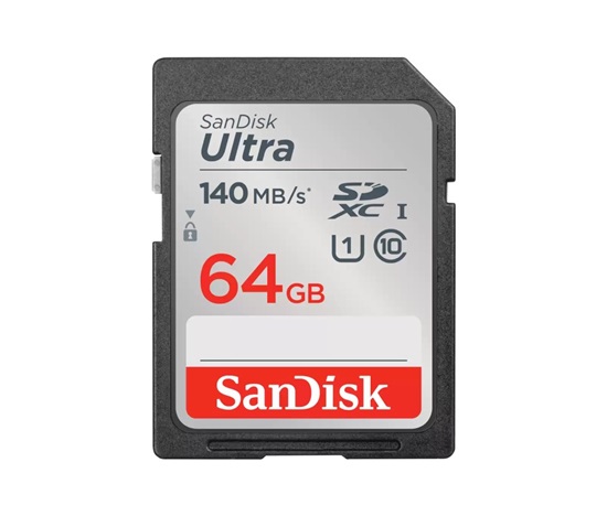 SanDisk SDXC karta Ultra 64GB (140MB/s)