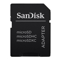 SanDisk MicroSDXC karta 128GB Ultra (140 MB/s, A1 Class 10 UHS-I) + adaptér