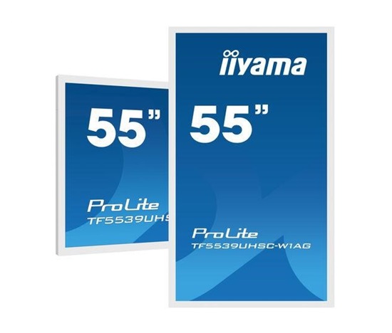 iiyama ProLite TF5539UHSC-W1AG, 139cm (55''), Projected Capacitive, 4K, white