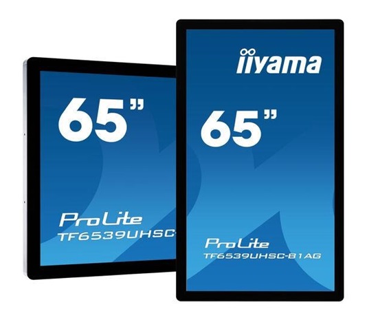 iiyama ProLite TF6539UHSC-B1AG, 165 cm (65''), Projected Capacitive, 4K, black