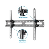 MANHATTAN Nástěnný držák TV (37" - 70"), nakláněcí, černá