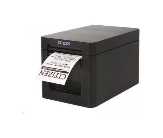 Citizen CT-E651L, 8 dots/mm (203 dpi), cutter, USB, black