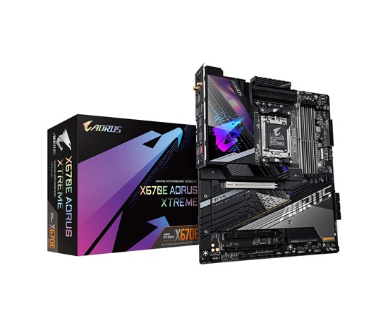 GIGABYTE MB Sc AM5 X670E AORUS XTRME, AMD X670, 4xDDR5, 1xDP, 1xHDMI, WI-FI, E-ATX