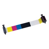 Evolis colour ribbon (half-panel, YMCKOKO)