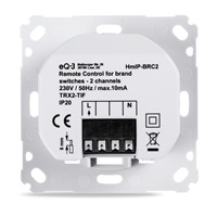 Homematic IP  Akční člen dálkového ovládání - zápustná montáž, 2 kanály - HmIP-BRC2
