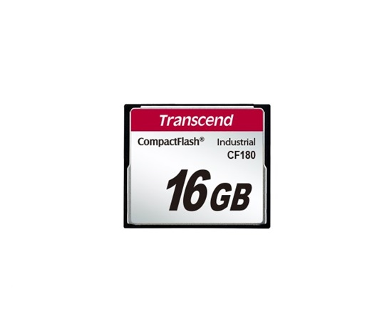 TRANSCEND CompactFlash Card CF180I, 512MB, SLC mode WD-15, Wide Temp.