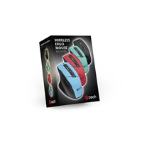 C-TECH myš Ergo WLM-05, bezdrátová, 1600DPI, 6 tlačítek, USB nano receiver, černá