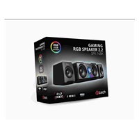 C-TECH reproduktory SPK-16, 2.2, RGB, černá