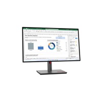 LENOVO LCD P27h-30 - 27‘‘,IPS,matný,16:9,2560x1440,178/178,4ms,350cd/m2,1000:1,HDMI,DP,USB-C,USB Hub,RJ45,VESA,Pivot