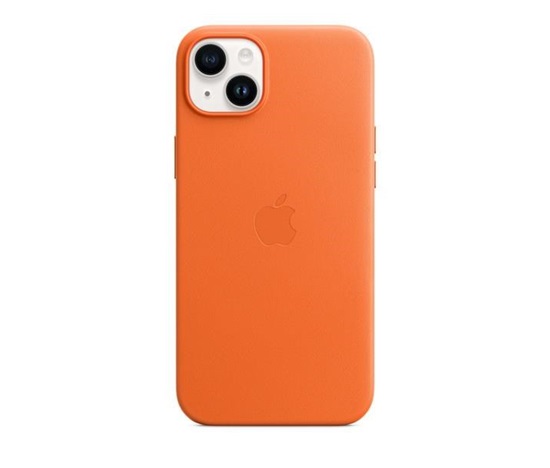 APPLE iPhone 14 Plus kožené pouzdro s MagSafe - Orange