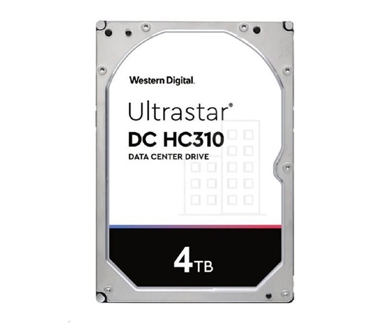 BAZAR - Western Digital Ultrastar® HDD 4TB (HUS726T4TALE6L4) DC HC310 3.5in 26.1MM 256MB 7200RPM SATA 512E SE (GOLD )