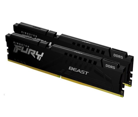 KINGSTON DIMM DDR5 32GB (Kit of 2) 5600MT/s CL36 FURY Beast Černá EXPO