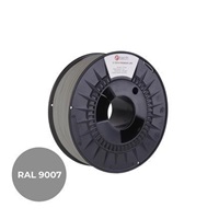 C-TECH Tisková struna (filament) PREMIUM LINE, PLA, šedý hliník, RAL9007, 1,75mm, 1kg