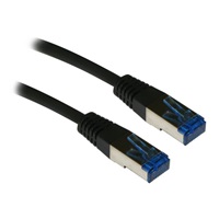 XtendLan patch kabel Cat6A, SFTP, LS0H - 3m, černý