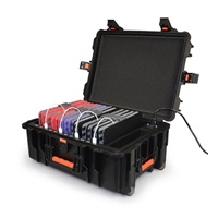 PORT nabíjecí přepravní kufr pro 12 tabletů, černá