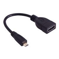 PremiumCord Flexi adaptér HDMI Typ A samice - micro HDMI Typ D samec pro ohebné zapojení