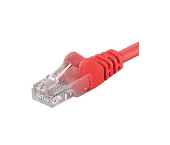 PremiumCord Patch kabel UTP RJ45-RJ45 CAT6 10m červená