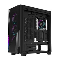 GIGABYTE case AORUS C500 GLASS, bez zdroje, průhledná bočnice, Mid Tower, černá