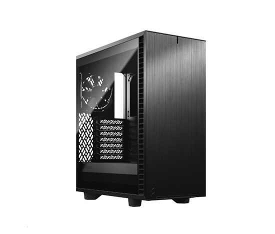 FRACTAL DESIGN skříň Define 7 Compact Black TG light, USB 3.1 Type-C, 2x USB 3.0, bez zdroje, mATX