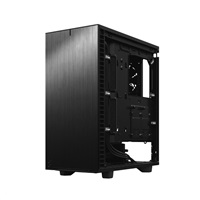 FRACTAL DESIGN skříň Define 7 Compact Black TG light, USB 3.1 Type-C, 2x USB 3.0, bez zdroje, mATX