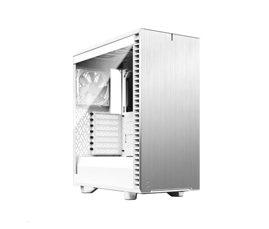 FRACTAL DESIGN skříň Define 7 Compact White TG Clear, USB 3.1 Type-C, 2x USB 3.0, bez zdroje, mATX