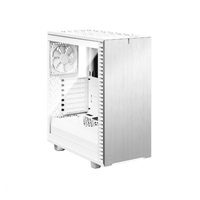 FRACTAL DESIGN skříň Define 7 Compact White TG Clear, USB 3.1 Type-C, 2x USB 3.0, bez zdroje, mATX