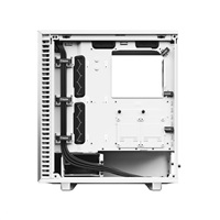 FRACTAL DESIGN skříň Define 7 Compact White TG Clear, USB 3.1 Type-C, 2x USB 3.0, bez zdroje, mATX