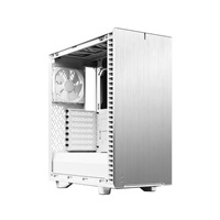 FRACTAL DESIGN skříň Define 7 Compact White TG Clear, USB 3.1 Type-C, 2x USB 3.0, bez zdroje, mATX