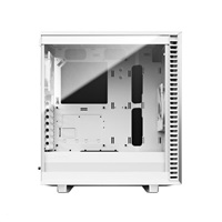 FRACTAL DESIGN skříň Define 7 Compact White TG Clear, USB 3.1 Type-C, 2x USB 3.0, bez zdroje, mATX