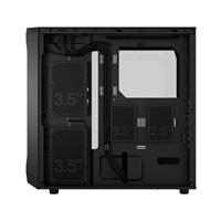 FRACTAL DESIGN skříň Focus 2 Black TG Clear Tint, 2x USB 3.0, bez zdroje, mATX