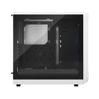 FRACTAL DESIGN skříň Focus 2 RGB White TG Clear Tint, 2x USB 3.0, bez zdroje, mATX
