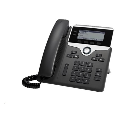 Cisco CP-7821-3PCC-K9=, VoIP telefon, 2line, 2x10/100, 3,5" displej, PoE - REFRESH