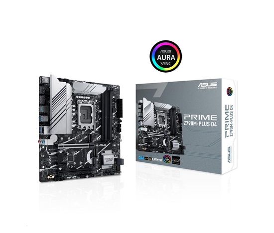 ASUS MB Sc LGA1700 PRIME Z790M-PLUS D4, Intel Z790, 4xDDR4, 1xDP, 1xHDMI, mATX