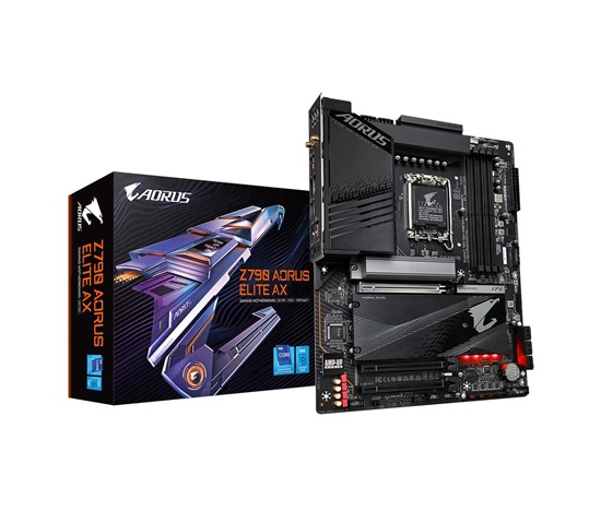 GIGABYTE MB Sc LGA1700 Z790 AORUS ELITE AX, Intel Z790, 4xDDR5, 1xDP, 1xHDMI, WI-FI