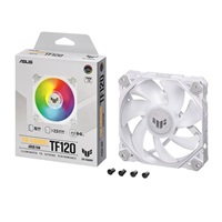 ASUS ventilátor TUF GAMING TF120 ARGB WHITE, 120mm PC case fan