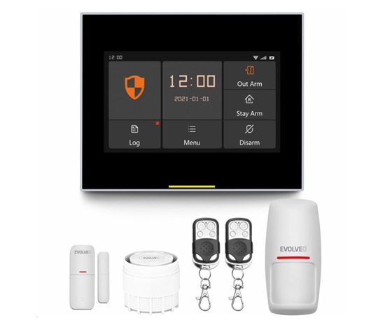 EVOLVEO Alarmex Pro, chytrý bezdrátový Wi-Fi/GSM alarm