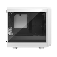 FRACTAL DESIGN skříň Meshify 2 Nano White TG Clear Tint, USB 3.1 Type-C, 2x USB 3.0, bez zdroje, miniITX