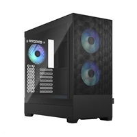 FRACTAL DESIGN skříň Pop Air RGB Black TG Clear Tint, 2x USB 3.0, bez zdroje, ATX