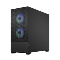 FRACTAL DESIGN skříň Pop Air RGB Black TG Clear Tint, 2x USB 3.0, bez zdroje, ATX