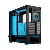 FRACTAL DESIGN skříň Pop Air RGB Cyan Core TG Clear Tint, 2x USB 3.0, bez zdroje, ATX