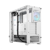 FRACTAL DESIGN skříň Pop Air RGB White TG Clear Tint, 2x USB 3.0, bez zdroje, ATX