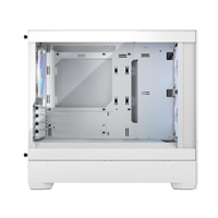 FRACTAL DESIGN skříň Pop Mini Air RGB White TG Clear Tint, 2x USB 3.0, bez zdroje, mATX