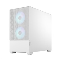 FRACTAL DESIGN skříň Pop Mini Air RGB White TG Clear Tint, 2x USB 3.0, bez zdroje, mATX
