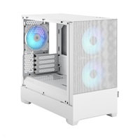 FRACTAL DESIGN skříň Pop Mini Air RGB White TG Clear Tint, 2x USB 3.0, bez zdroje, mATX