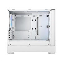 FRACTAL DESIGN skříň Pop Mini Air RGB White TG Clear Tint, 2x USB 3.0, bez zdroje, mATX