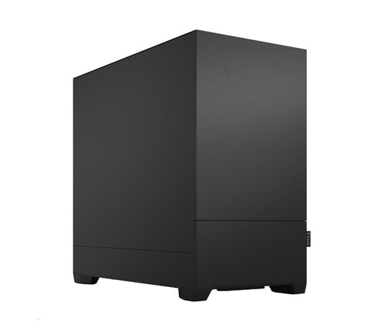 FRACTAL DESIGN skříň Pop Mini Silent Black Solid, 2x USB 3.0, bez zdroje, mATX