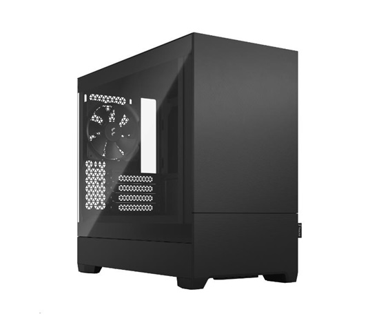 FRACTAL DESIGN skříň Pop Mini Silent Black TG Clear Tint, 2x USB 3.0, bez zdroje, mATX