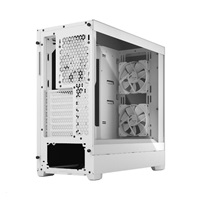 FRACTAL DESIGN skříň Pop Silent White TG Clear Tint, 2x USB 3.0, bez zdroje, ATX