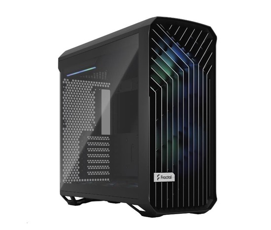 FRACTAL DESIGN skříň Torrent Black RGB TG Light Tint, 2x USB 3.0, bez zdroje, E-ATX